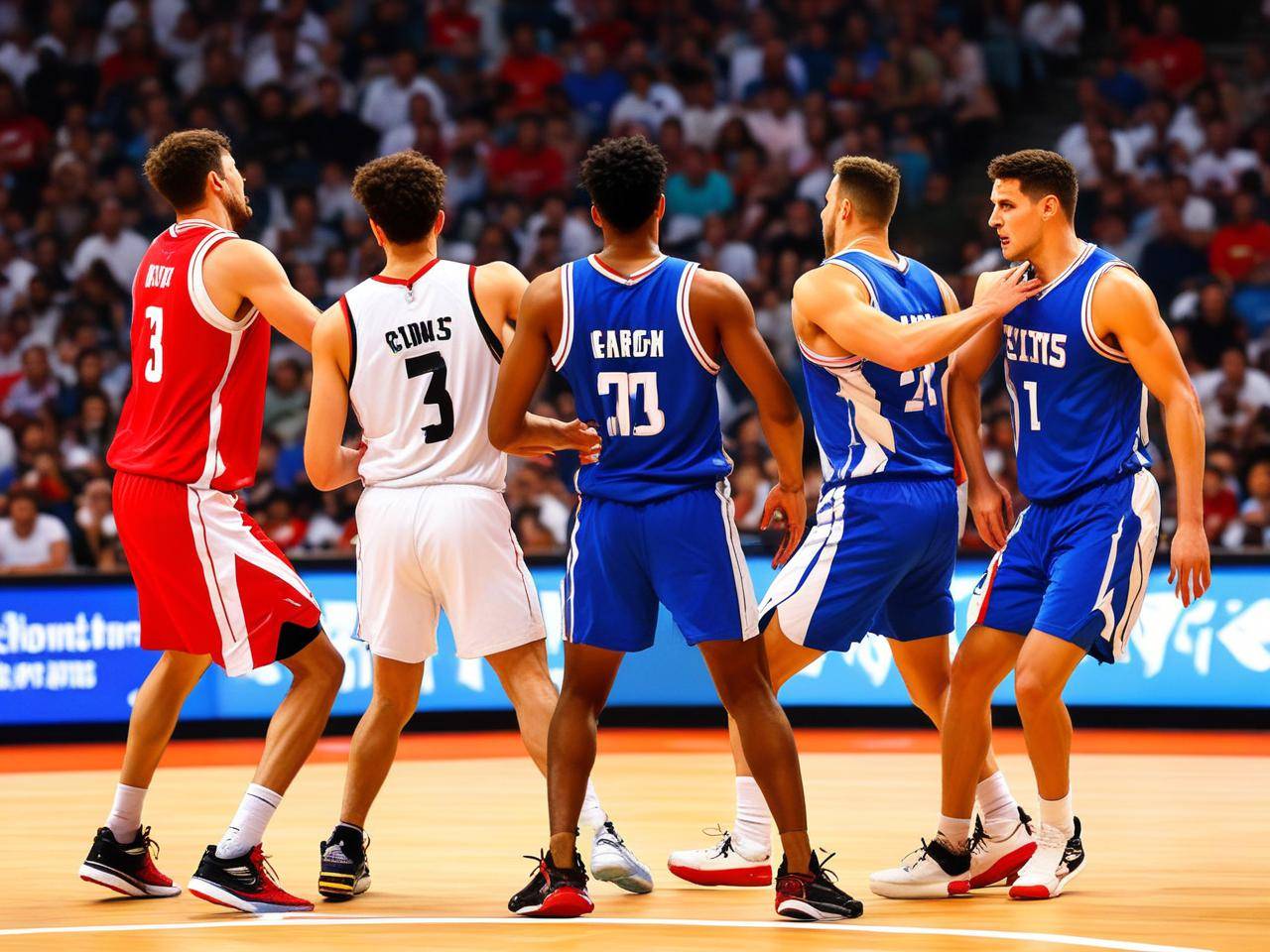 NBA球队在比赛中出现团队配合问题，导致失利